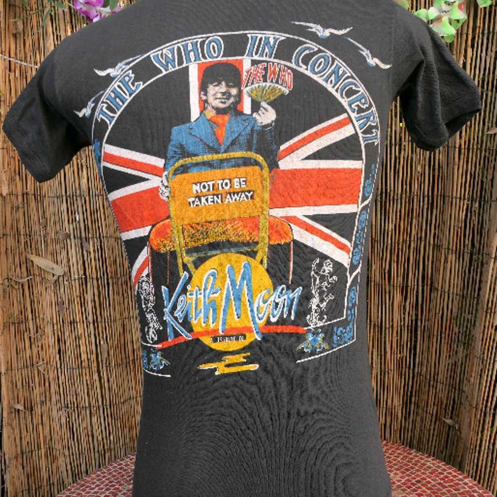 Deadstock 80's Vintage 1980 THE WHO Keith Moon Tr… - image 3