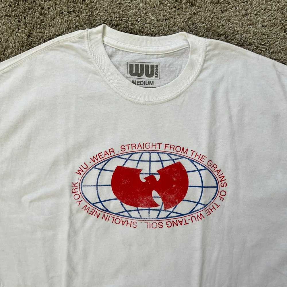 Wu-Wear Shirt Sise Medium Wu-Tang Globe Rza Gza - image 2