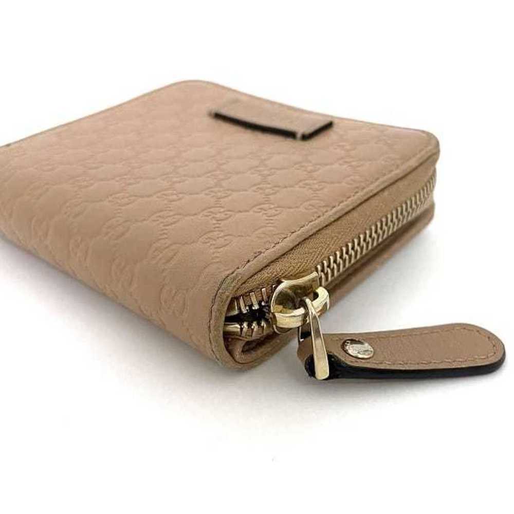 Gucci Gucci Folio Wallet Beige Gold Micro Shima 4… - image 3