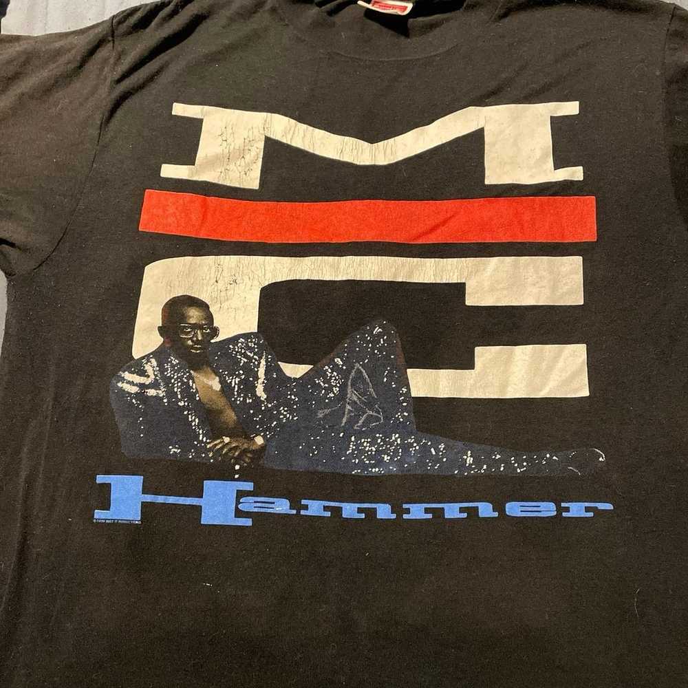 Vintage 1990 MC Hammer Tshirt - image 1