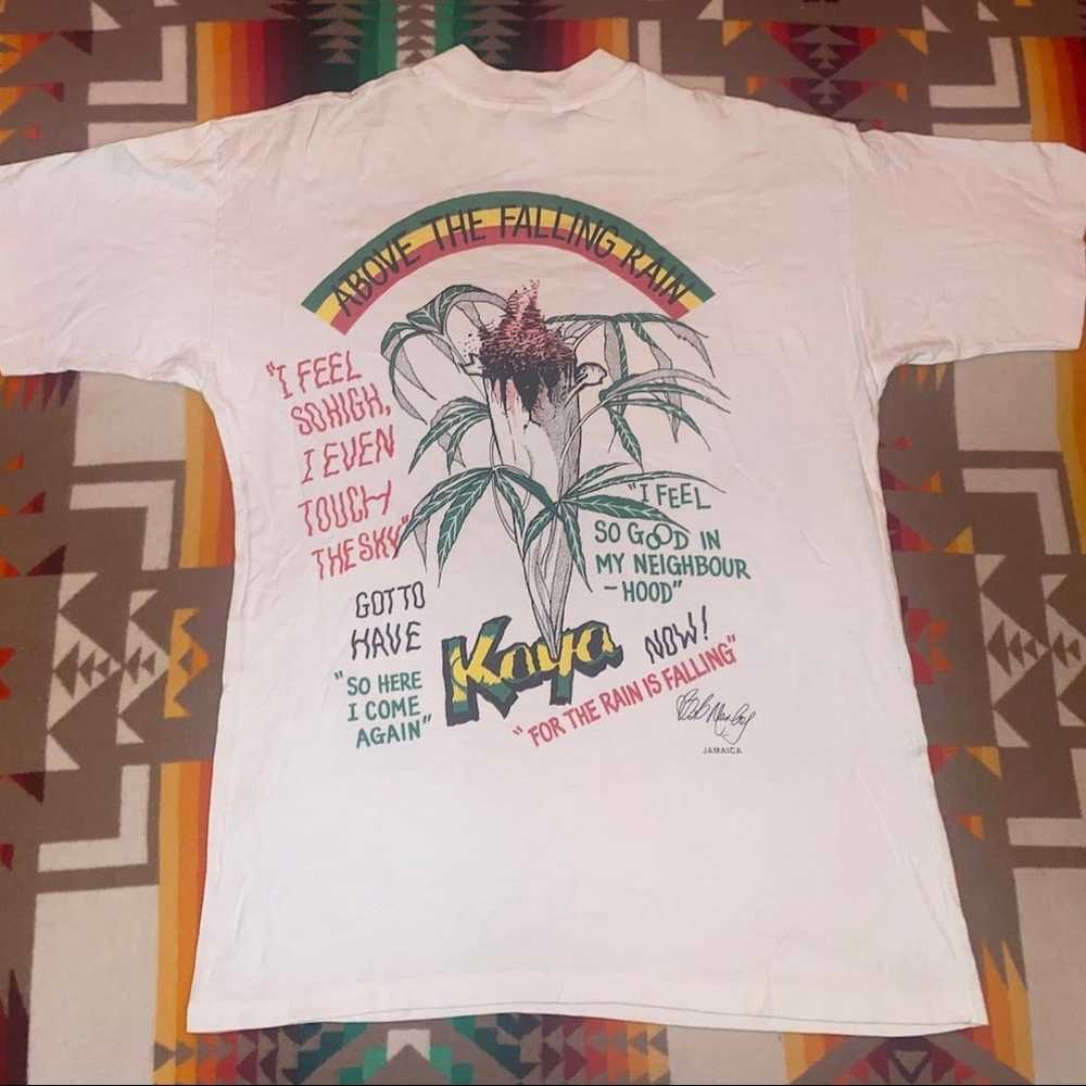 Vintage Bob Marley Kaya T Shirt Jamaica - image 2