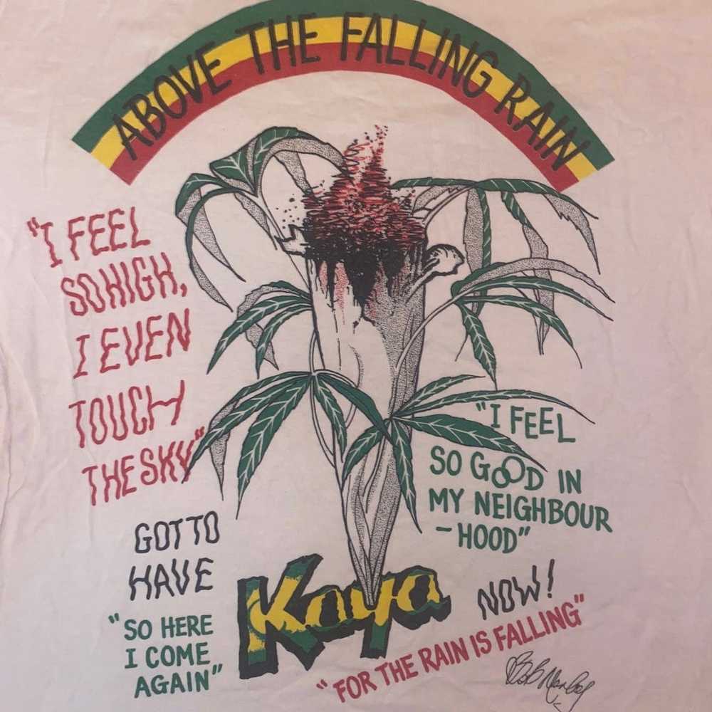 Vintage Bob Marley Kaya T Shirt Jamaica - image 4