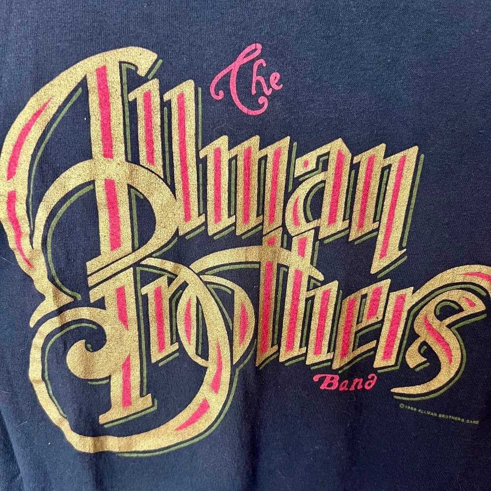 Vintage 80’s Allman Brothers Concert T Shirt - image 2