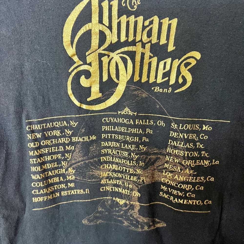 Vintage 80’s Allman Brothers Concert T Shirt - image 6