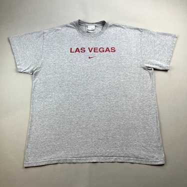 Nike × Vintage Vintage Nike T-Shirt XXL Gray Las … - image 1