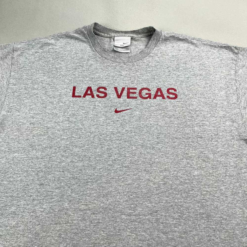 Nike × Vintage Vintage Nike T-Shirt XXL Gray Las … - image 2