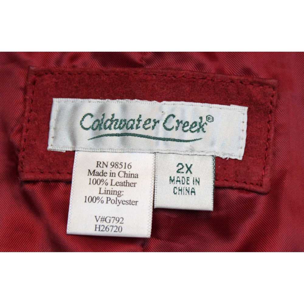 Coldwater Creek Coldwater Creek Red Suede Leather… - image 8