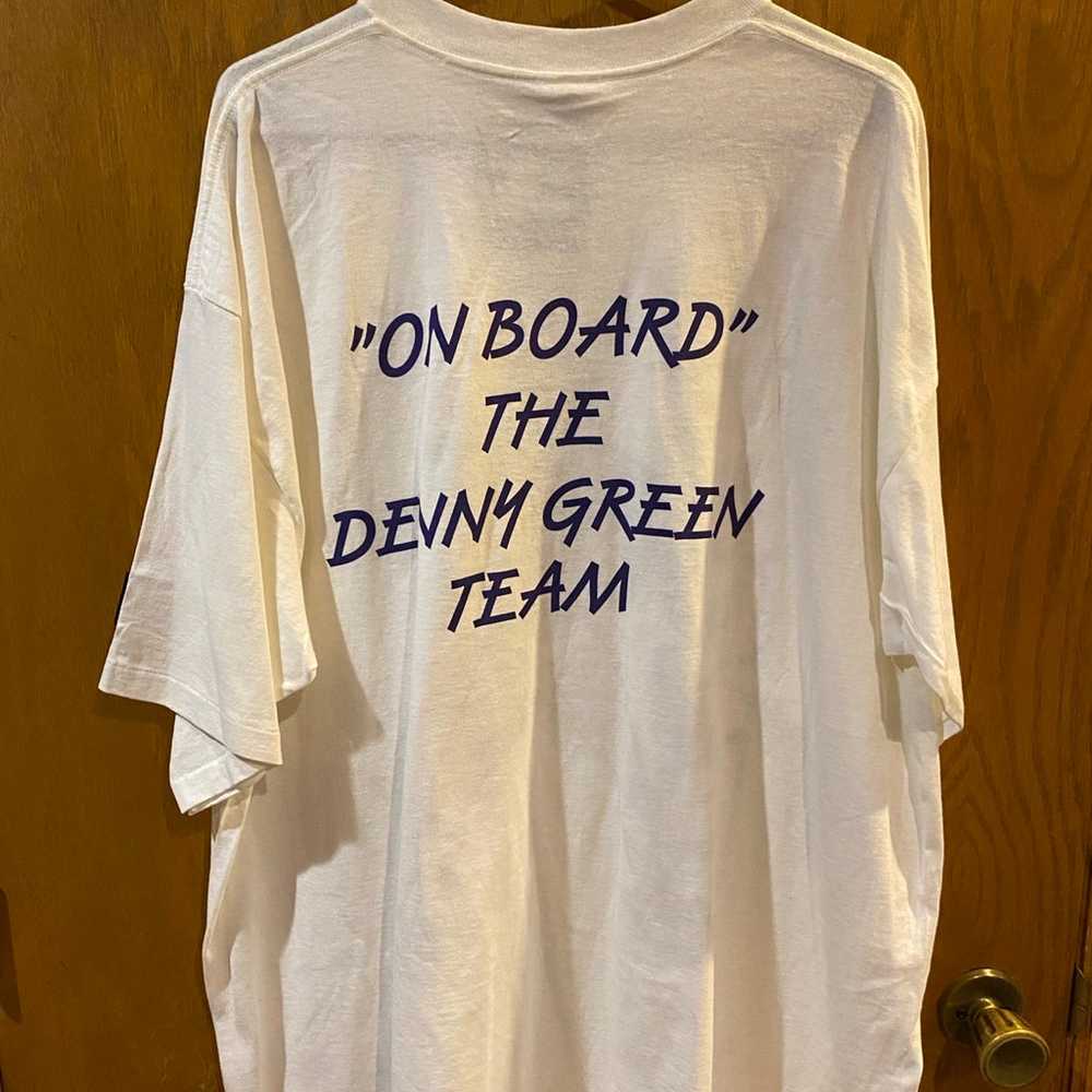 Signed Dennis Green Starter Shirt - image 2