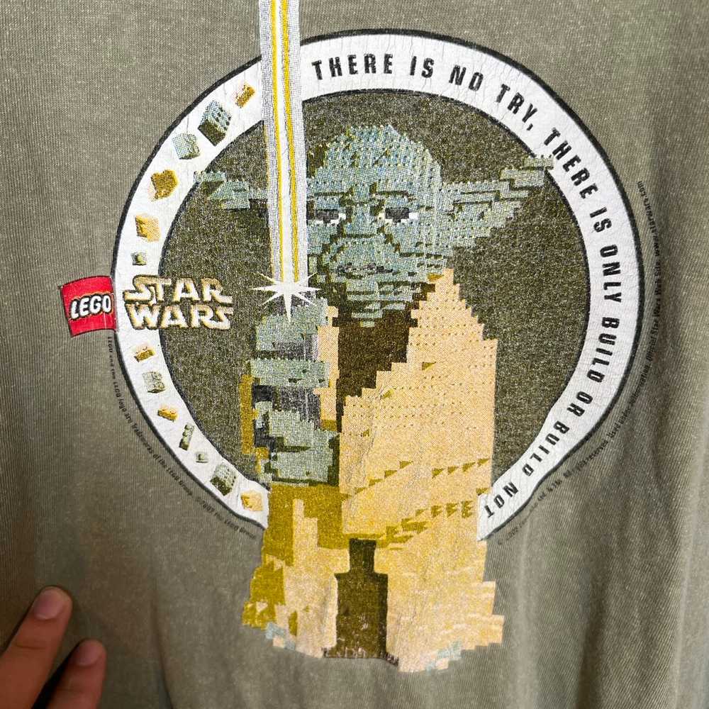 Vintage Lego Yoda Star Wars Shirt - image 10