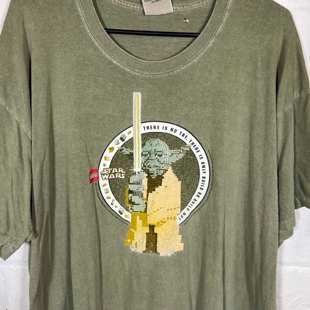 Vintage Lego Yoda Star Wars Shirt - image 3