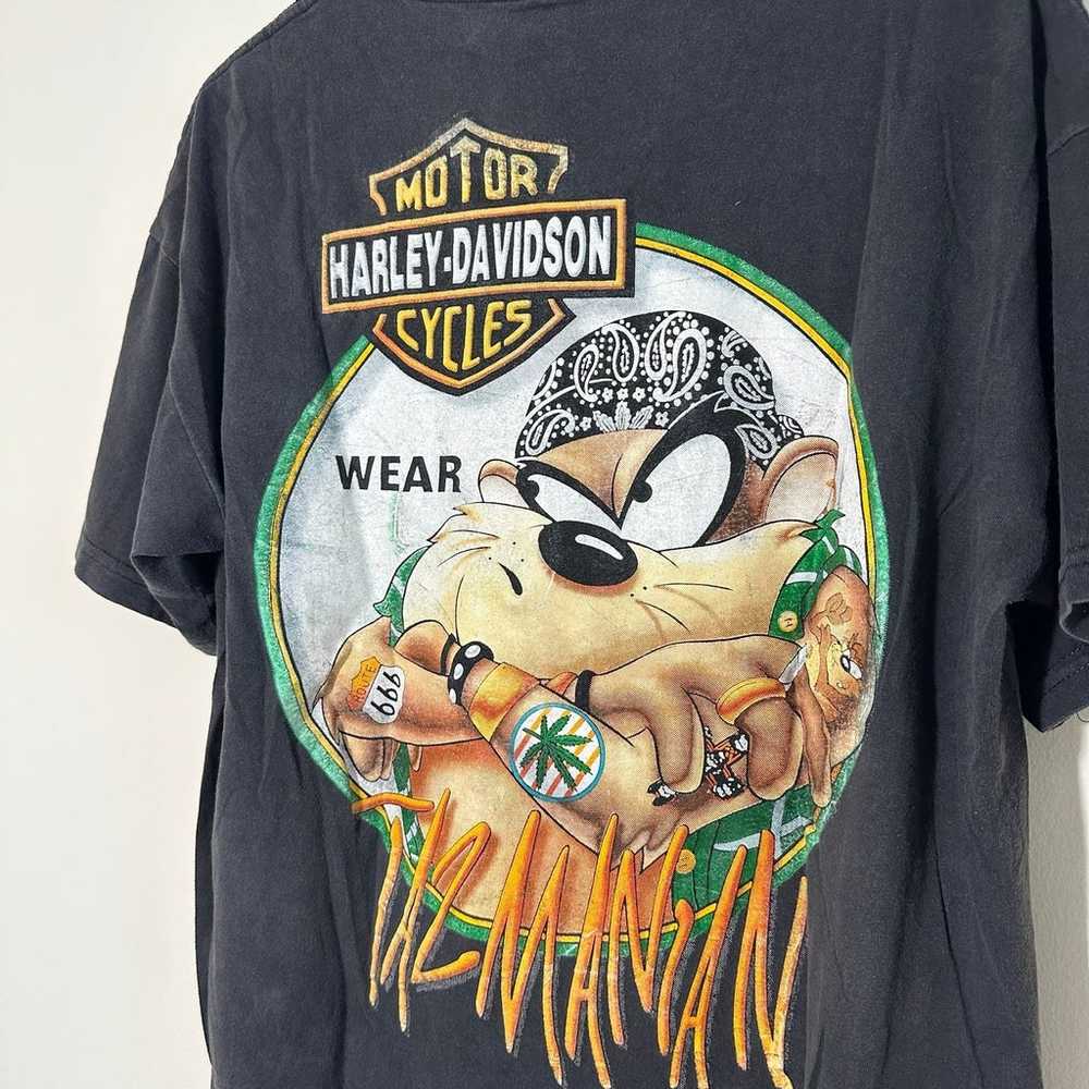 Taz Harley Davidson 420 T-Shirt L - image 5