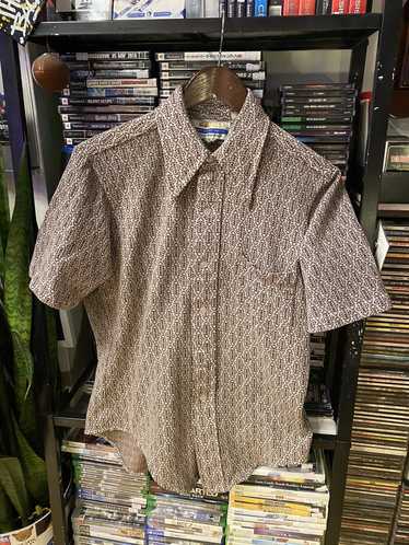 Vintage Grants Mens Wear Knit Sport Shirt