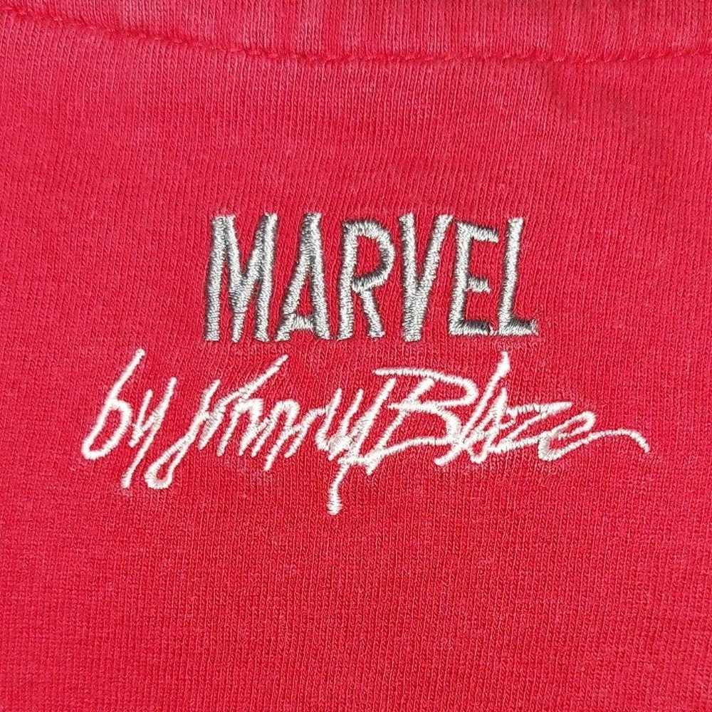 Vintage Johnny Blaze Marvel Collab Spider-Man S/S… - image 6