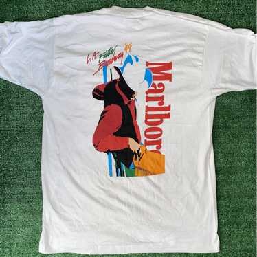 New Vintage Malboro L.A Fiesta Broadway 94 T-Shirt - image 1