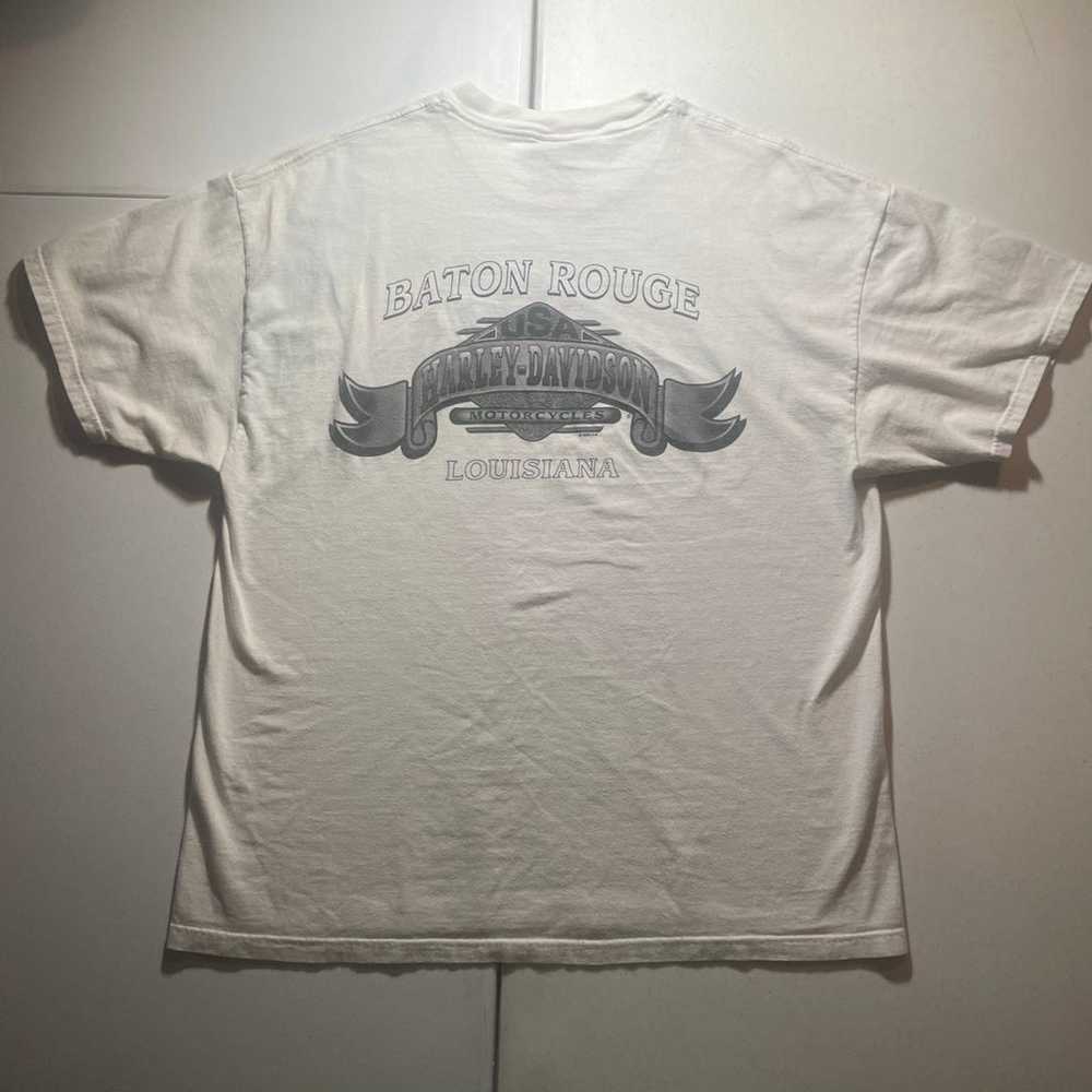 RARE VINTAGE Harley-Davidson Baton Rouge Tee - image 1