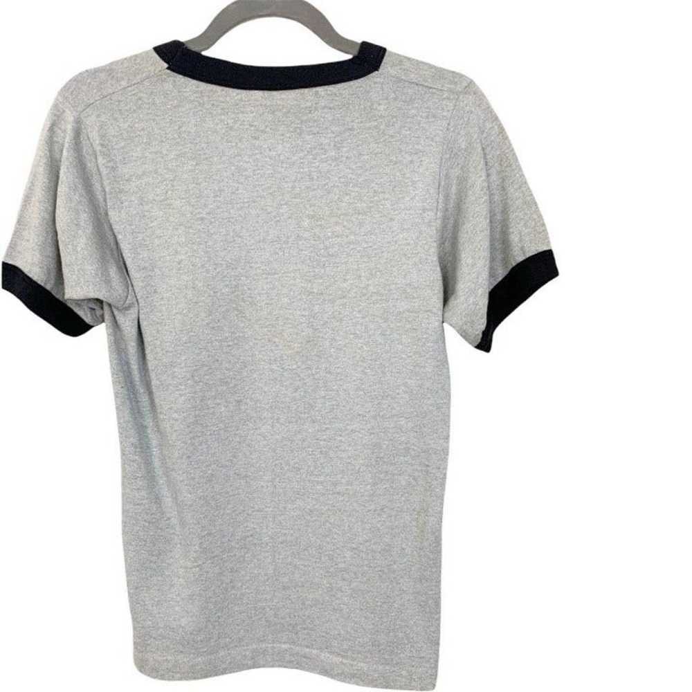 Vintage 1985 Vietnam T-Shirt Small Grey - image 2
