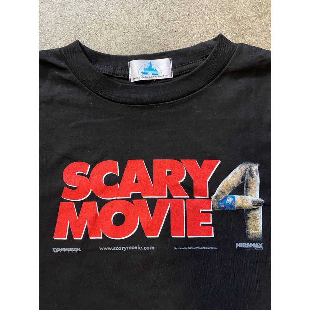 2006 - Scary Movie 4 Box Logo Horror Movie Tee - L - image 2