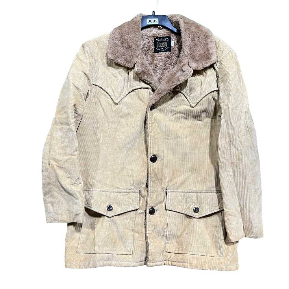 Vintage vintage Vanderbilt corduroy jacket size xl - image 1