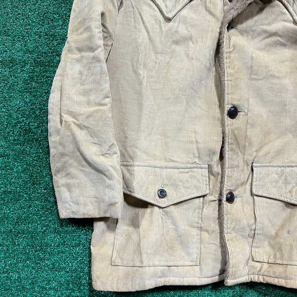 Vintage vintage Vanderbilt corduroy jacket size xl - image 4