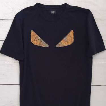 Fendi Black Swarovski Design T-shirt M - image 1