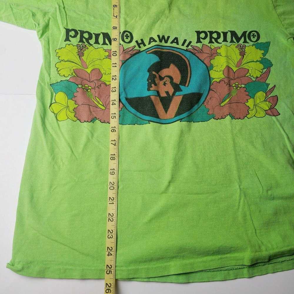 70'S Primo Beer Hawaii Vintage T Shirt Double Sid… - image 7