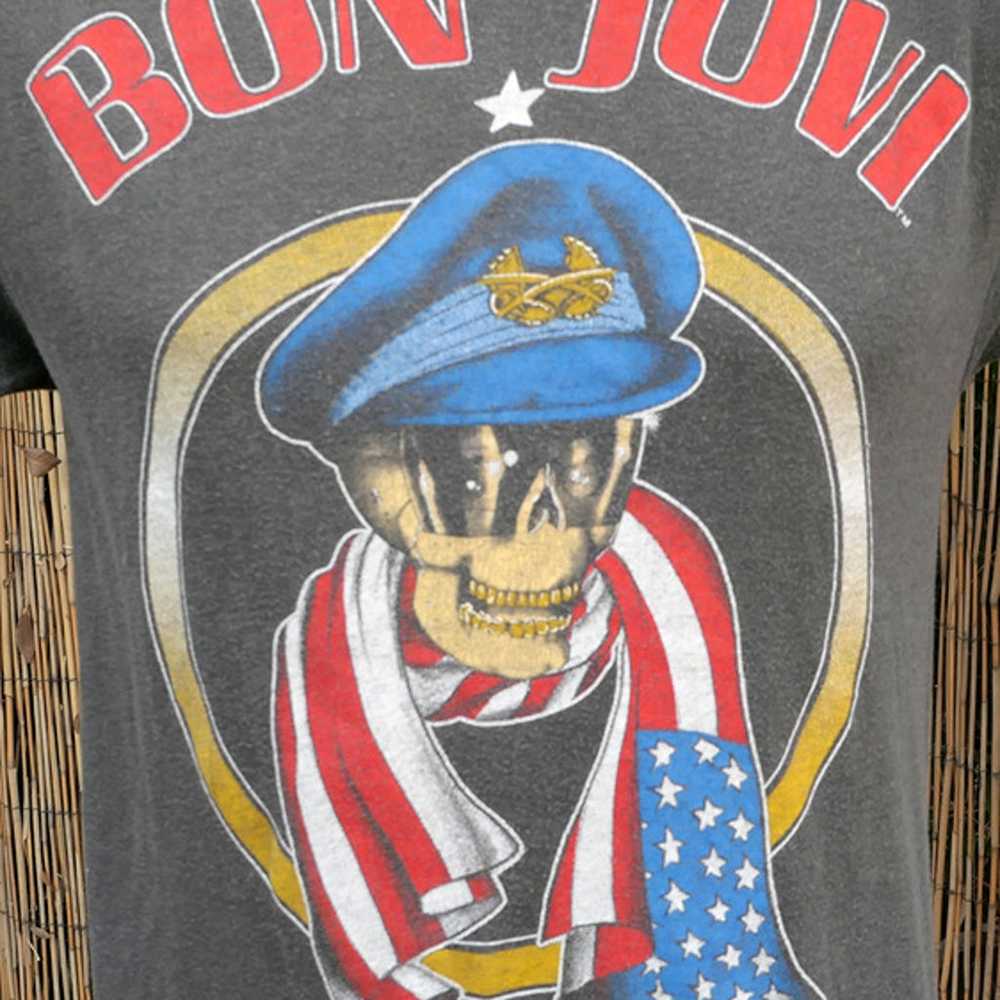 80's Vintage BON JOVI We Kicked Your A$$ T Shirt … - image 1