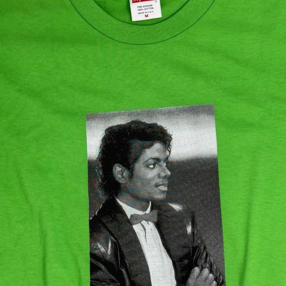 Supreme Michael Jackson Tee in Lime Green - image 4