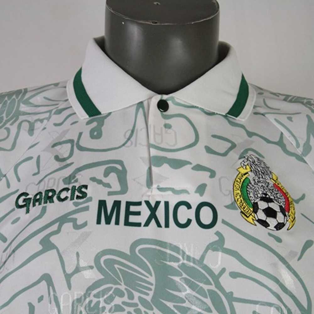 Vintage 90s Garcis Mexico All Over Print AOP Socc… - image 2