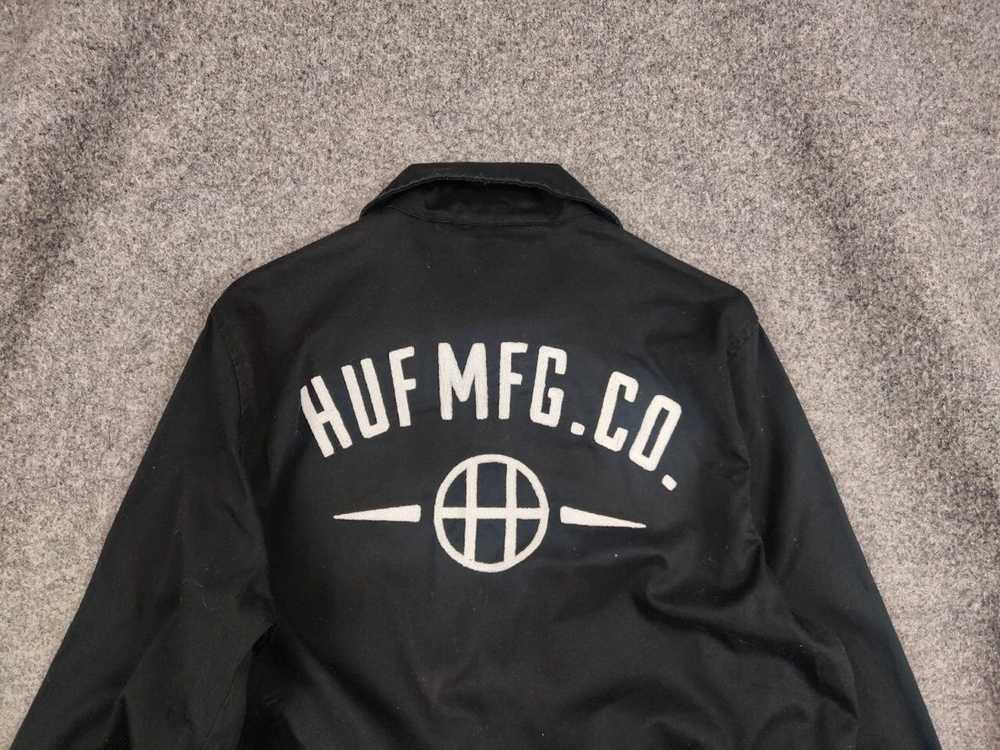 Huf × Streetwear × Vintage Huf Mfg Co Spellout Ov… - image 2