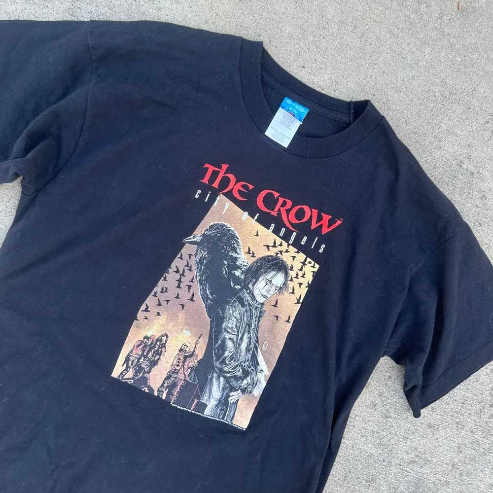 Vintage Movie Tee The crow OG 90s Single Stitch Z… - image 2