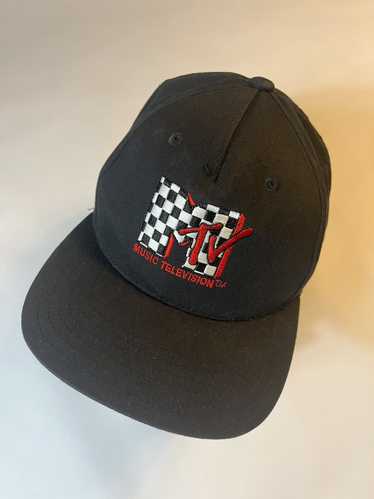 Hat × Mtv × Streetwear Black MTV SnapBack Hat