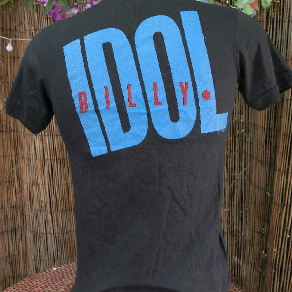 Deadstock 80's Vintage 1984 BILLY IDOL T Shirt Sm… - image 3