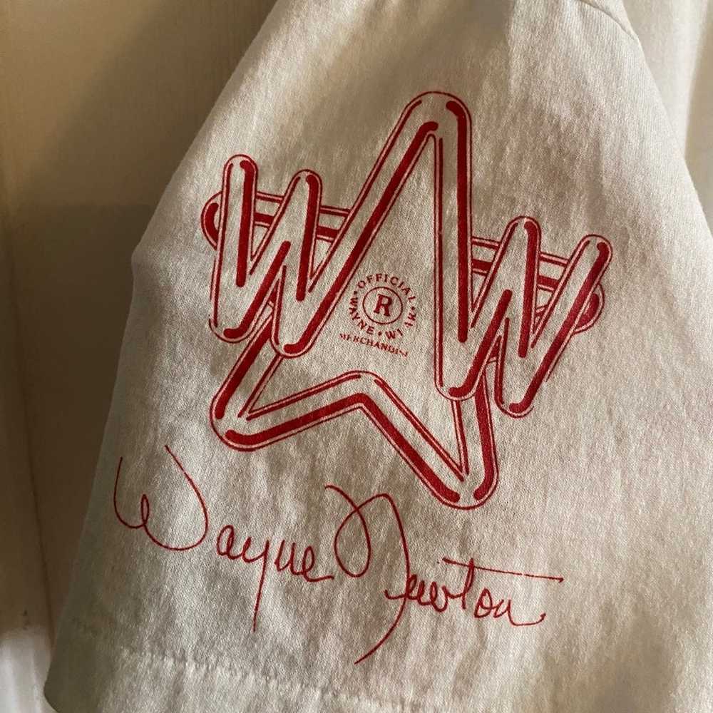 Wayne Newton Autographed Tshirt Size X-Large Sing… - image 8