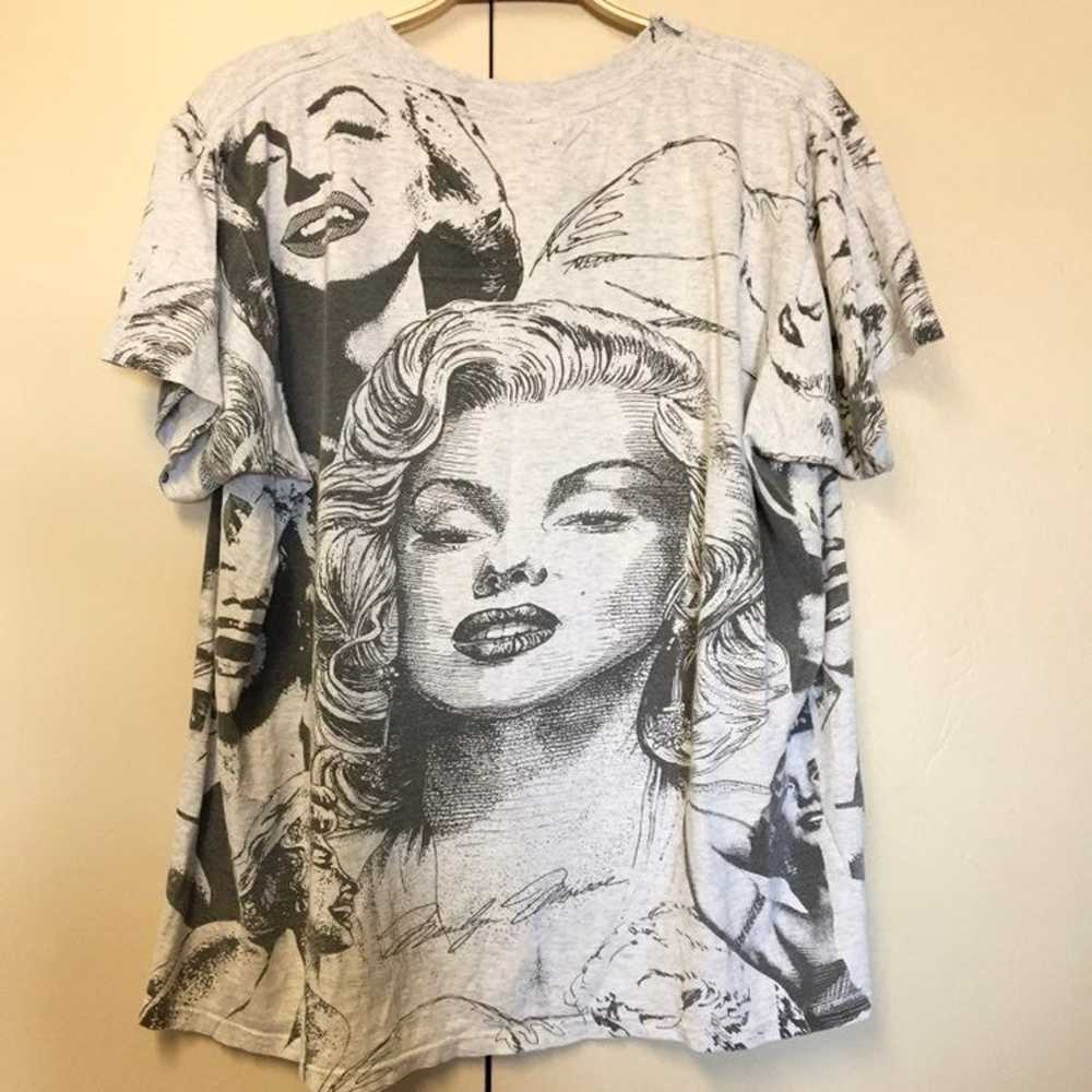 Vintage Marilyn Monroe shirt all over print size … - image 7