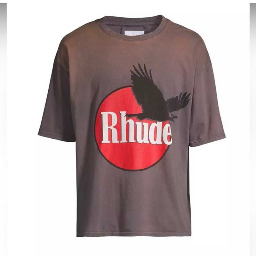 $360 Rhude Eagle Logo Crewneck T-Shirt. Vintage G… - image 1