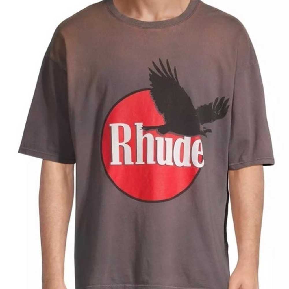 $360 Rhude Eagle Logo Crewneck T-Shirt. Vintage G… - image 2