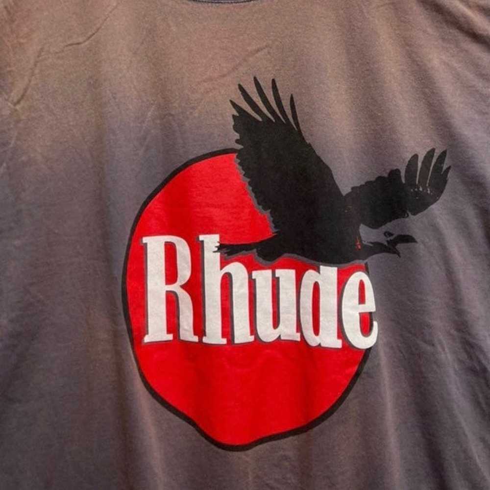 $360 Rhude Eagle Logo Crewneck T-Shirt. Vintage G… - image 7