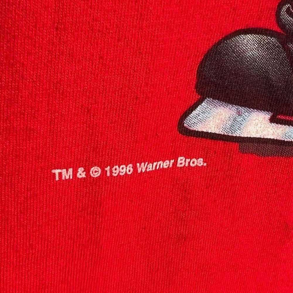 Vintage 1996 Warner Bros. NHL Buffalo Sabres Red … - image 3