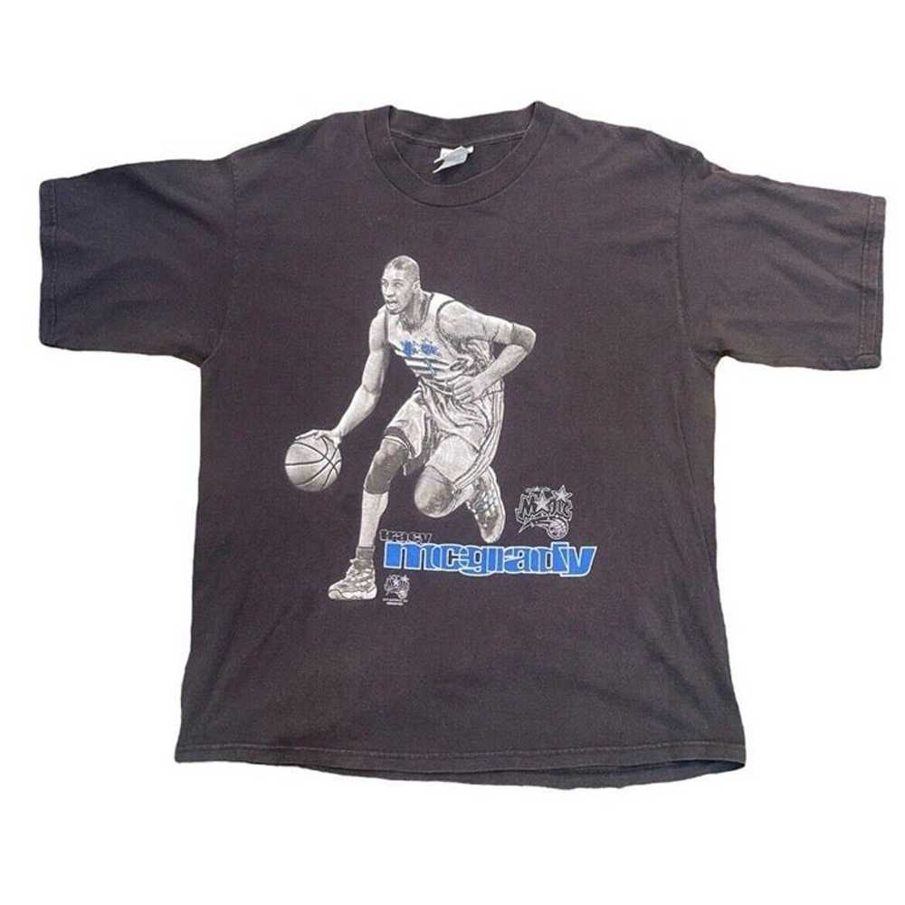 VINTAGE Lee sport T Shirt sz L/XL Tracy McGrady O… - image 1