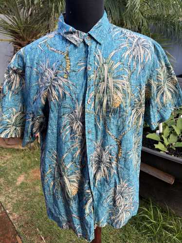 Hawaiian Shirt Kahala Hawaiian Print Full Button B