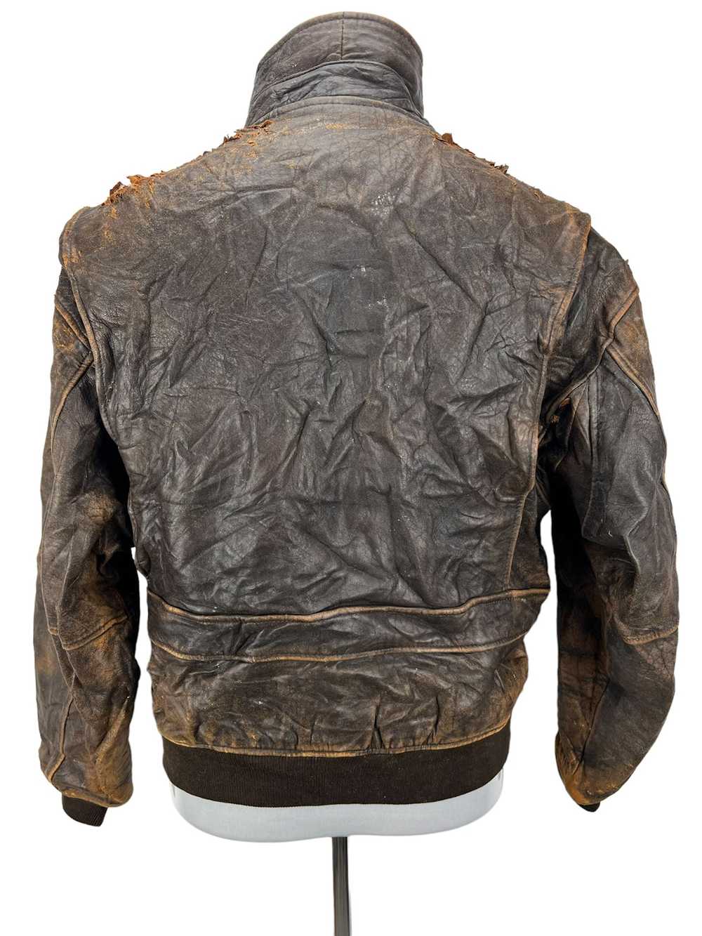Avirex × Leather Jacket × Vintage 🔥Rare🔥Vintage… - image 2