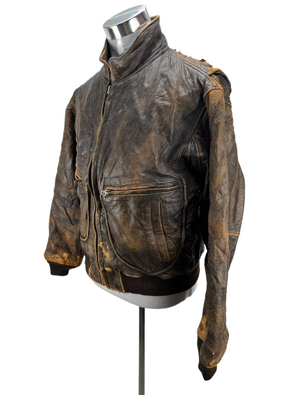 Avirex × Leather Jacket × Vintage 🔥Rare🔥Vintage… - image 3