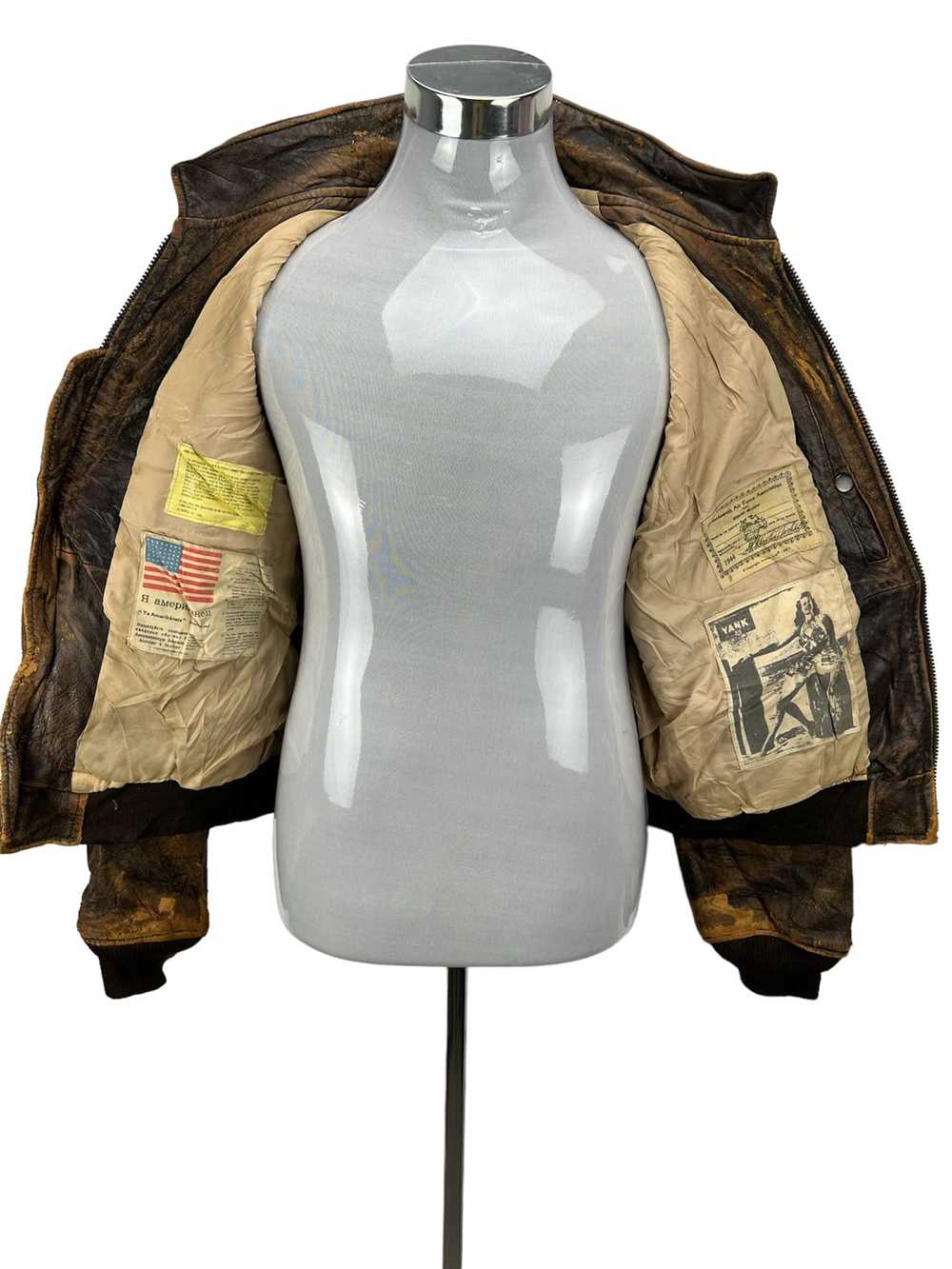 Avirex × Leather Jacket × Vintage 🔥Rare🔥Vintage… - image 5