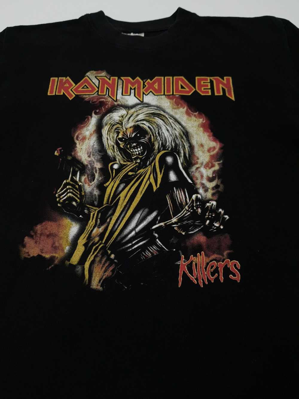 Vintage 1990s Iron Maiden Black Band T-shirt, Metal Collection
