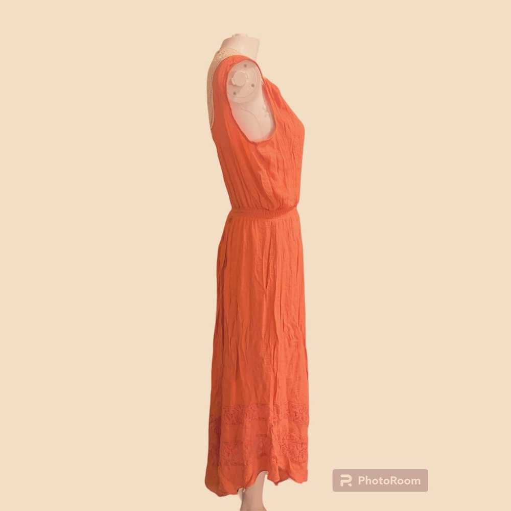 Other NY Collection Small Dress Orange Sleeveless… - image 2
