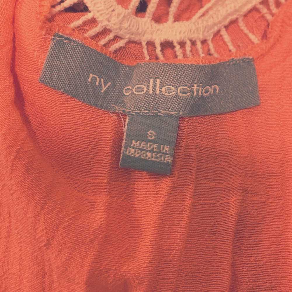 Other NY Collection Small Dress Orange Sleeveless… - image 4