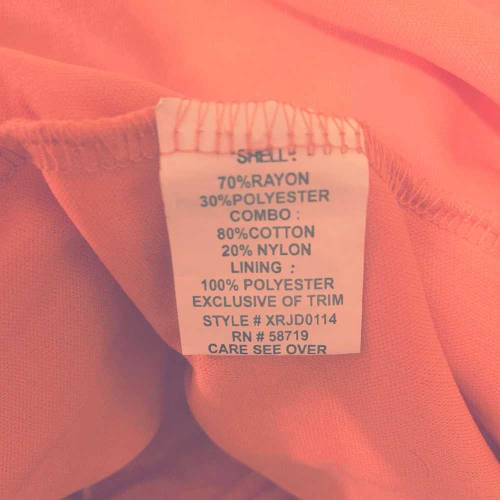 Other NY Collection Small Dress Orange Sleeveless… - image 5