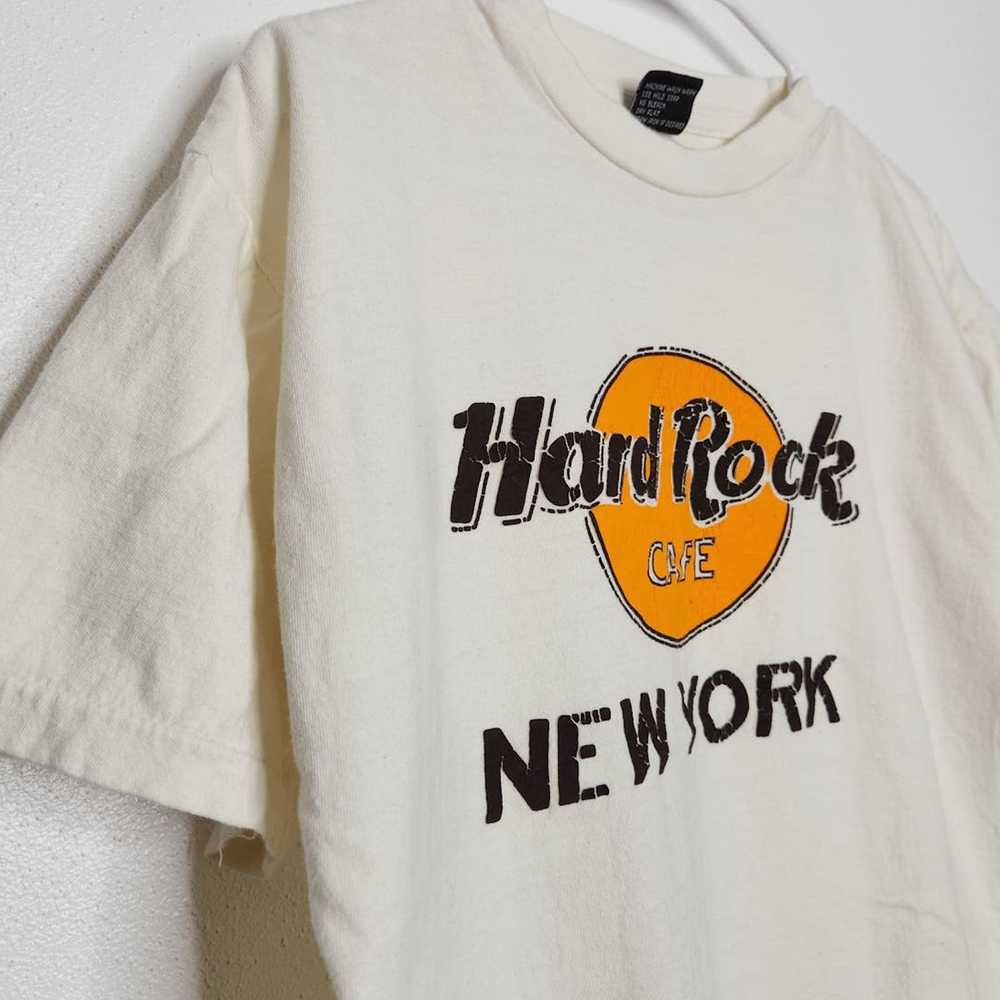 Vintage Vintage Hard Rock Cafe New York Boxy Sing… - image 3