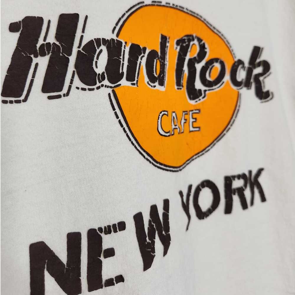 Vintage Vintage Hard Rock Cafe New York Boxy Sing… - image 4