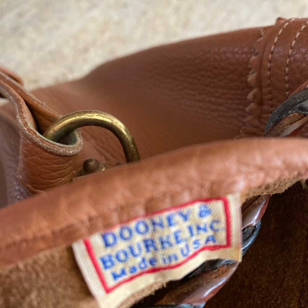 Dooney and Bourke Vintage Teton AWL Bucket Bag - image 9